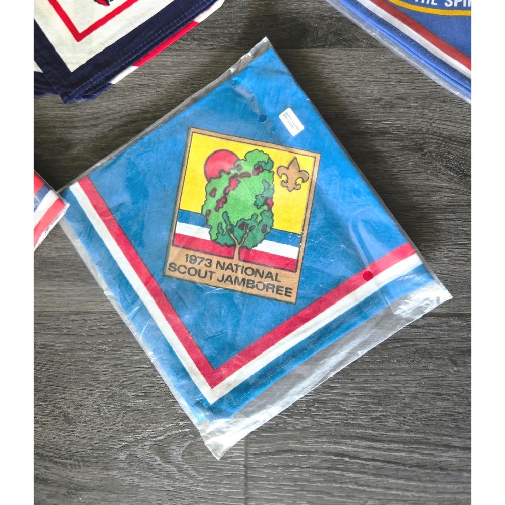 Lot of 6 Vintage BSA National Scout‎ Jamboree Neckerchiefs - Picture 5 of 7